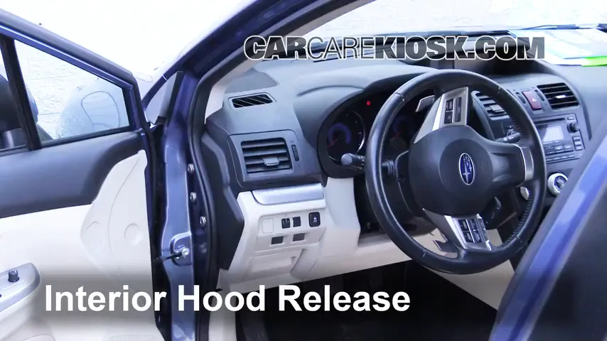 2015 Subaru XV Crosstrek Hybrid 2.0L 4 Cyl. Hood